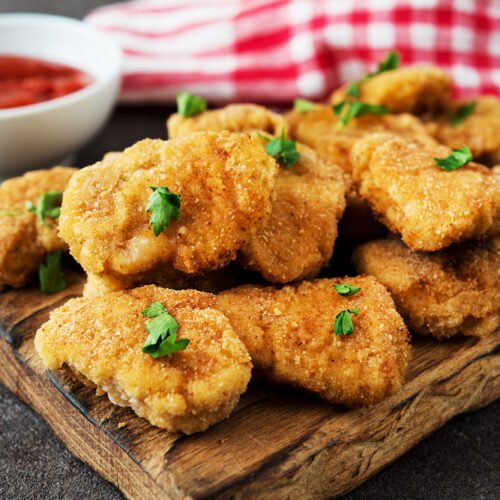 vegan chickpea nuggets