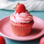 Vegan-Strawberry-Cupcake-