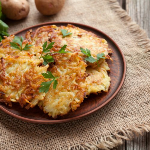 Leprechaun Potato Pancakes - Vegan Globe Trotter.com