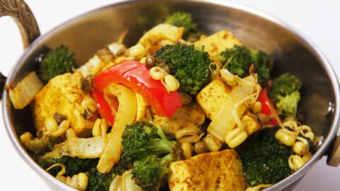 Mixed Vegetables With Stir Fry Tofu
