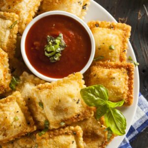 Vegan Fried Ravioli