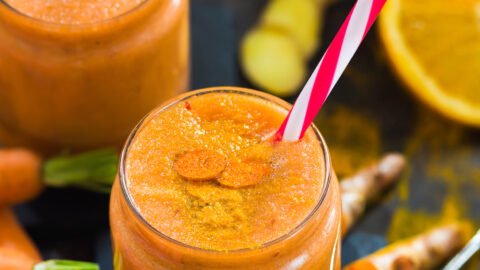 Orange and Carrot Smoothie with Ginger