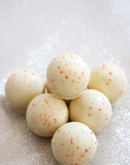 White Chocolate Gingerbread Truffles