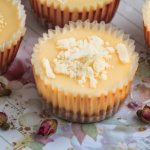 egg nog cheesecake bites