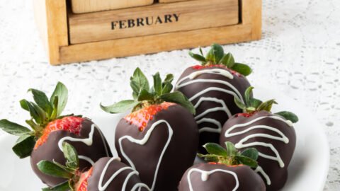 Chocolate-Covered Strawberries for Valentine's Day