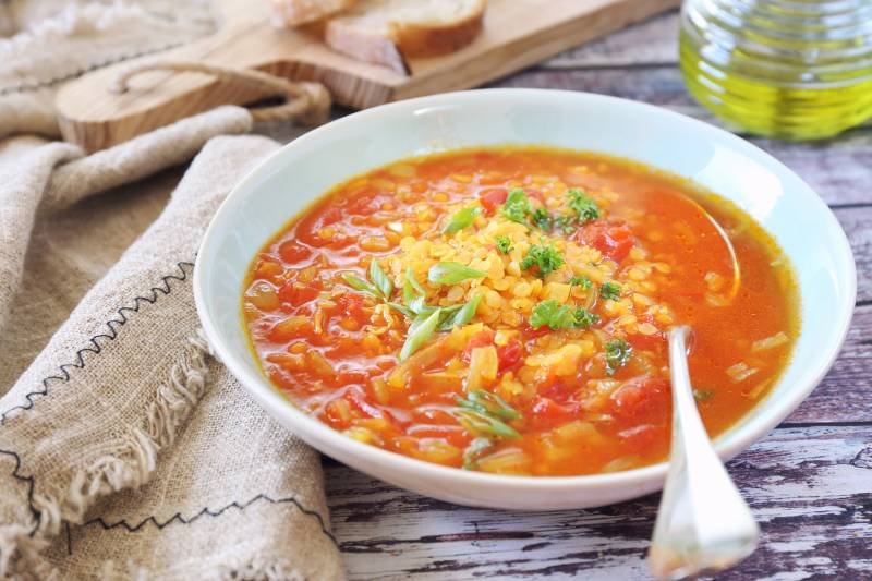 Spicy Vegan Split Pea Soup
