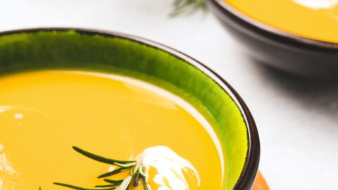 Roasted Carrot and Coconut Bisque