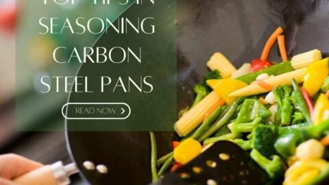 cooking vegetables in carbon steel pans