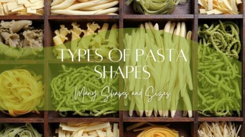 Title-Types of Pasta Shapes Many Shapes and Sizes