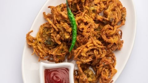 Crispy Baked Onion Fritters