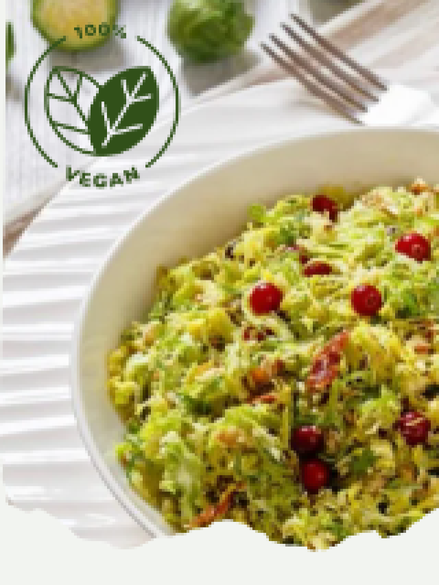 VEGAN BRUSSELS SPROUTS SLAW