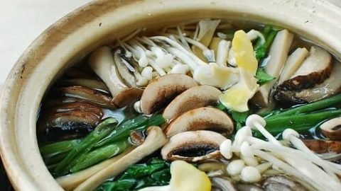 Korean Mushroom Hot Pot (Beoseot Jeongol)