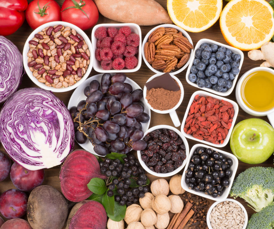 Raw foods like fruits and vegetables are good for your body. 