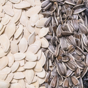 Sunflower vs Pumpkin Seeds