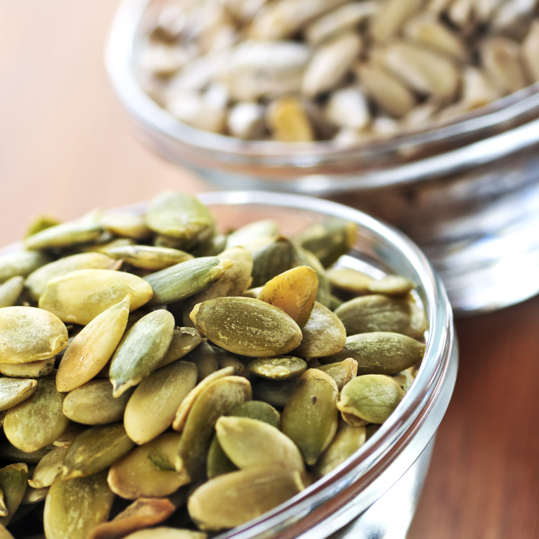 Pumpkin Seeds vs. Sunflower Seeds