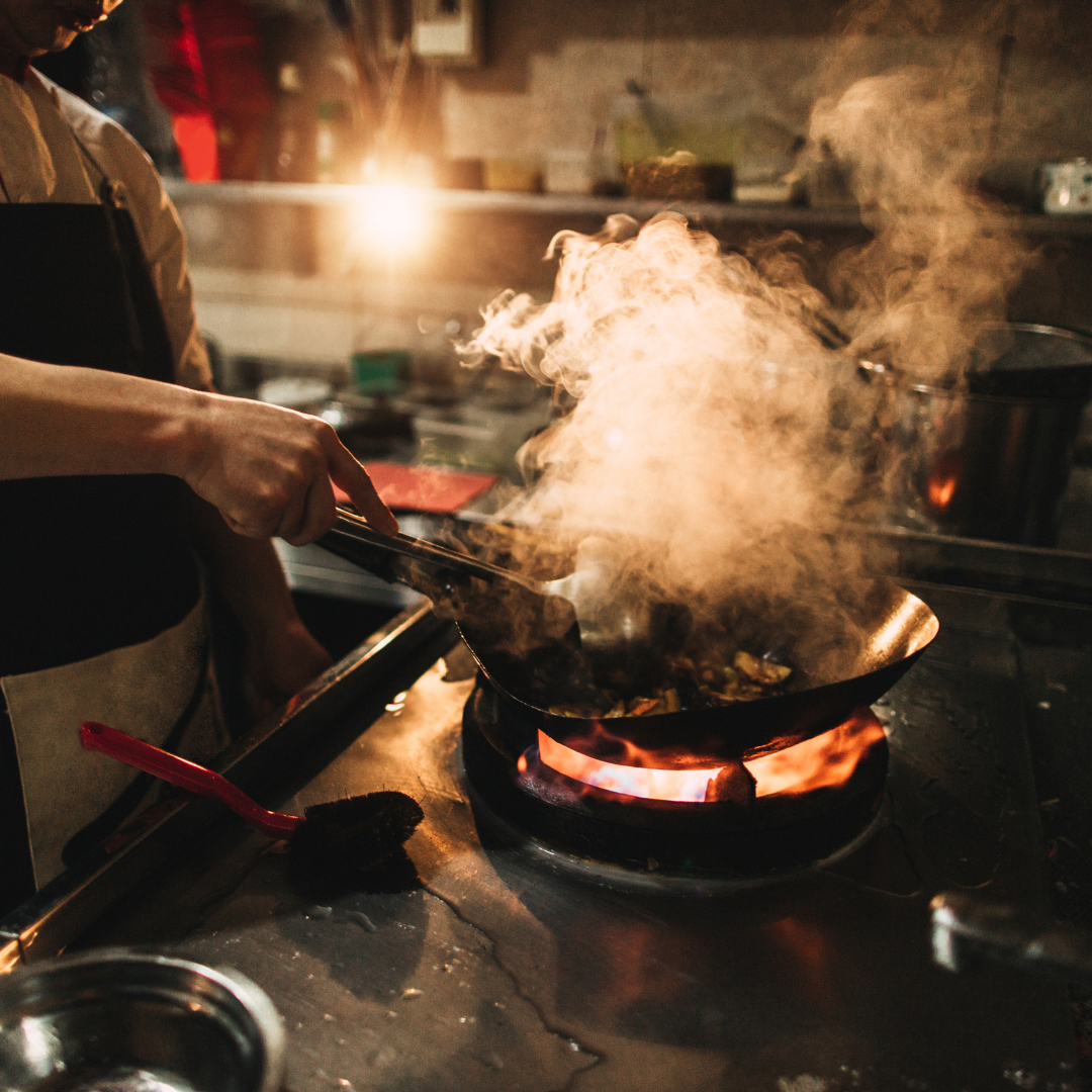 Chinese cooking.