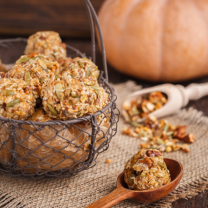 Granola with pumpkin seeds.