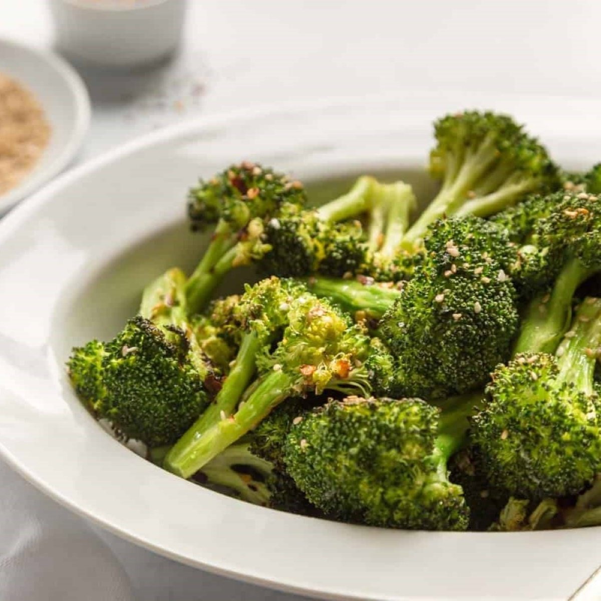 Air Fryer Broccoli Easy Vegan Side Dish Glutenfree Dairyfree