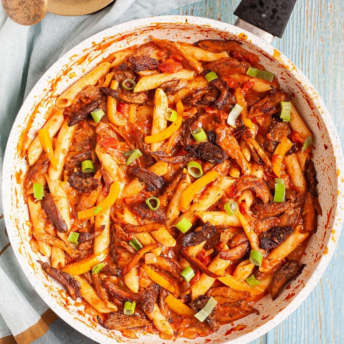 Cajun Oyster Mushroom Pasta