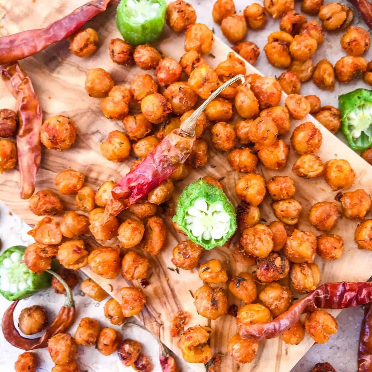 Cajun Roasted Chickpeas