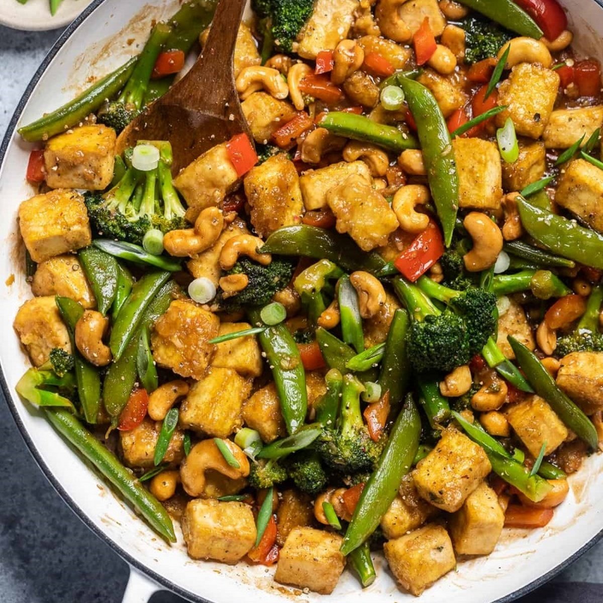 Cashew Tofu Vegan Cashew Chicken