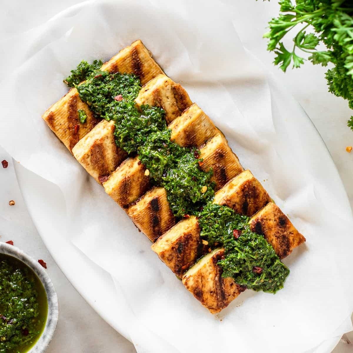 Chimichurri Tofu