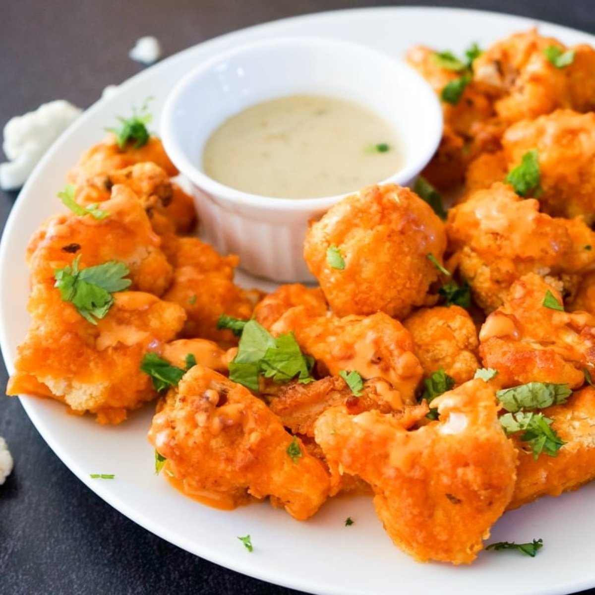 Crispy And Bold Air Fryer Buffalo Cauliflower Bites