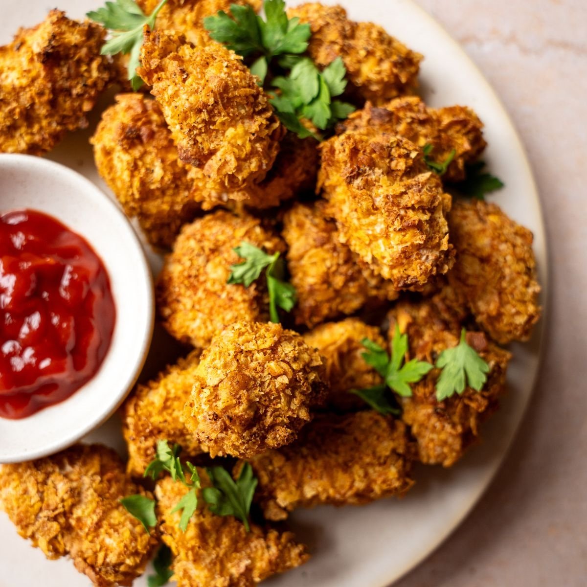 Crispy Vegan Chicken Nuggets With Tofu Air Fryer