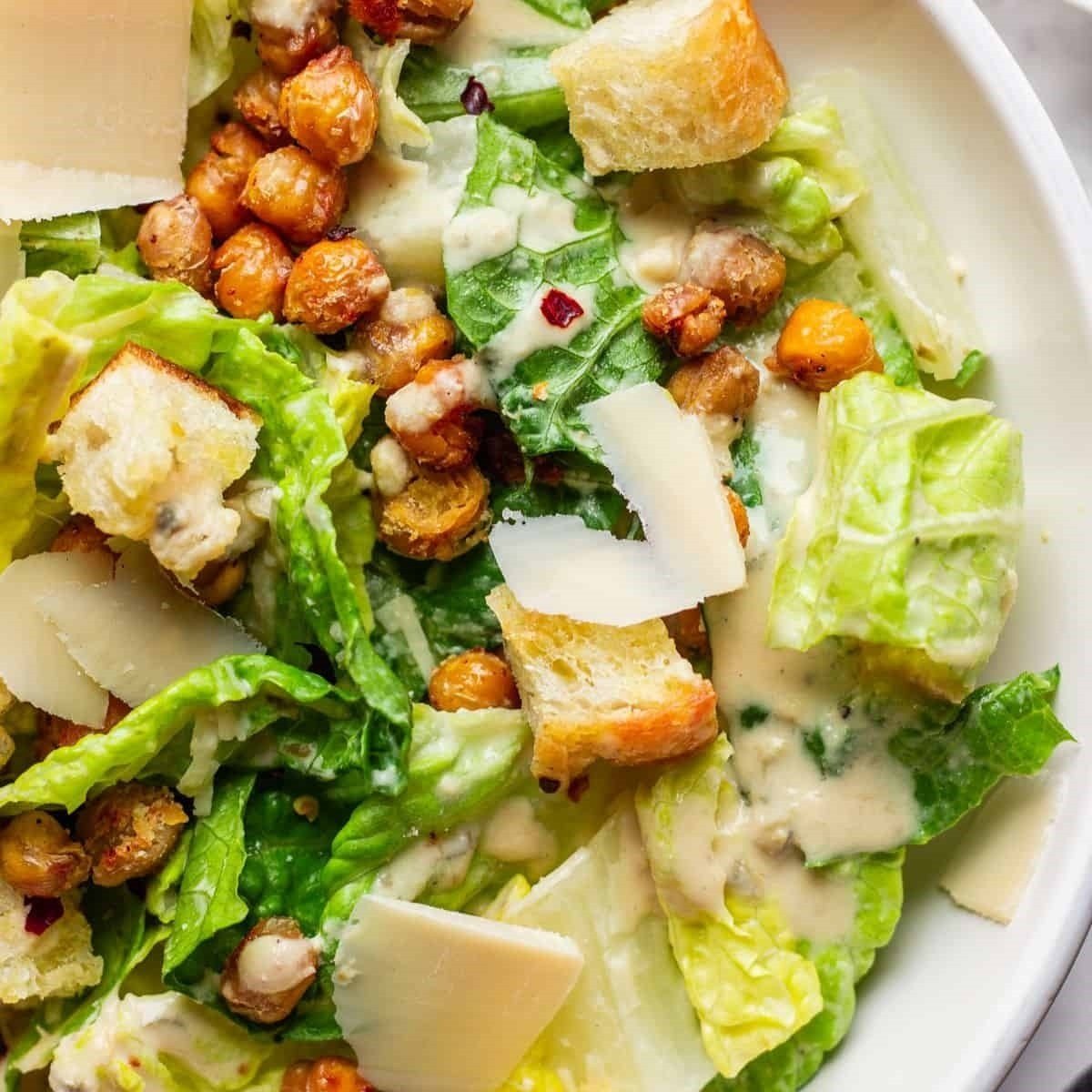 Crowdpleasing Vegan Caesar Salad You Wont Believe Its Dairyfree
