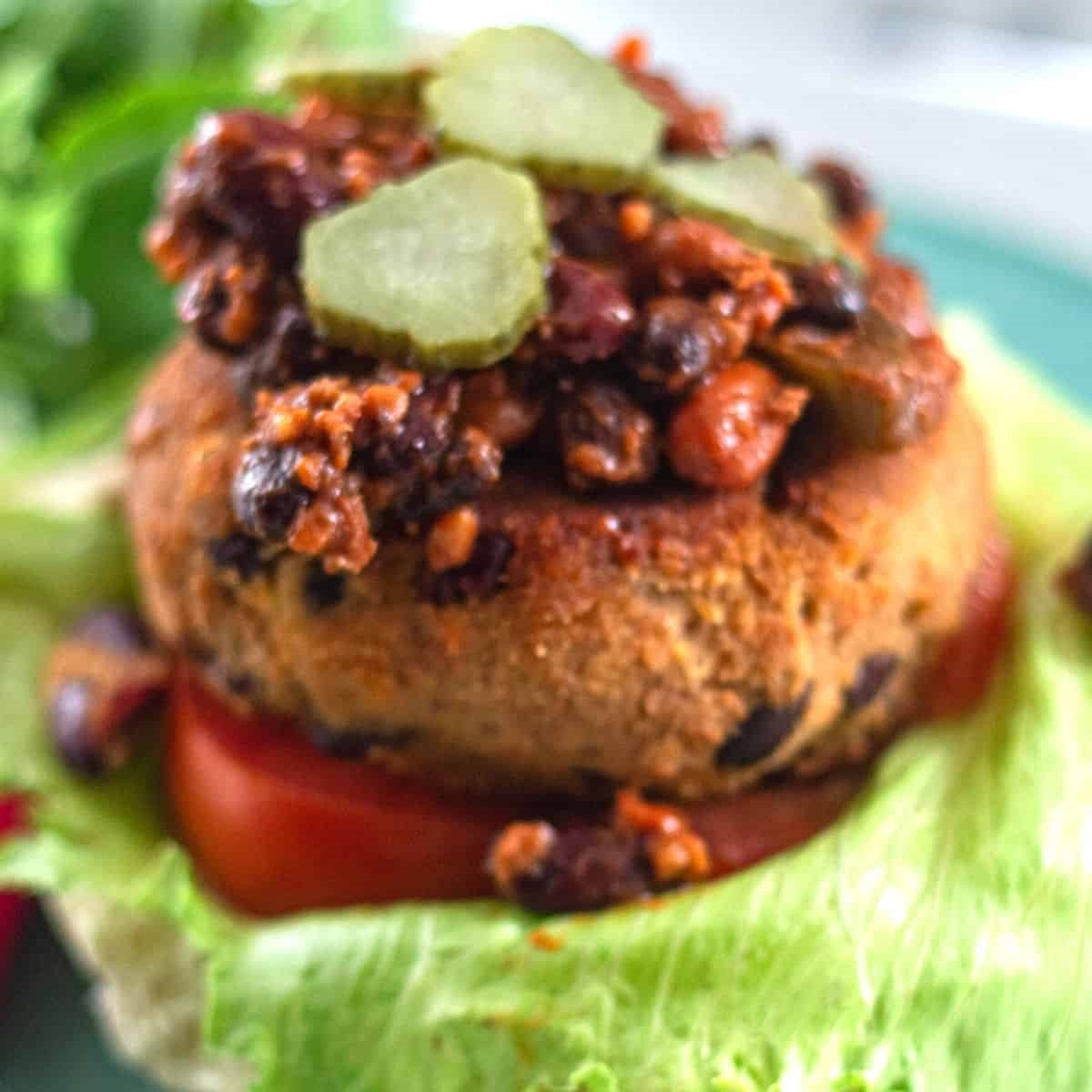 Easy And Yummy Vegan Spicy Bean Burgers