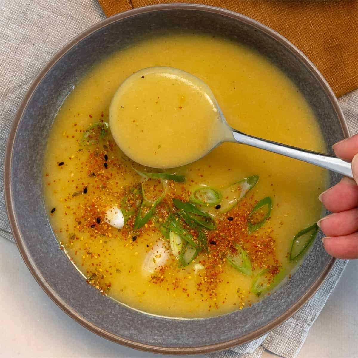 Easy Healthy Potato And Carrot Soup Low Fat Vegan