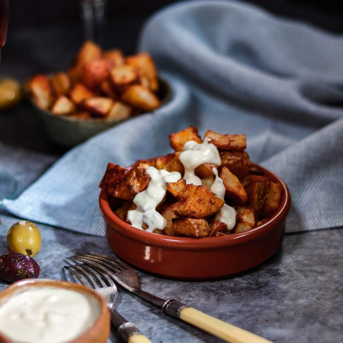Easy Oven Baked Patatas Bravas