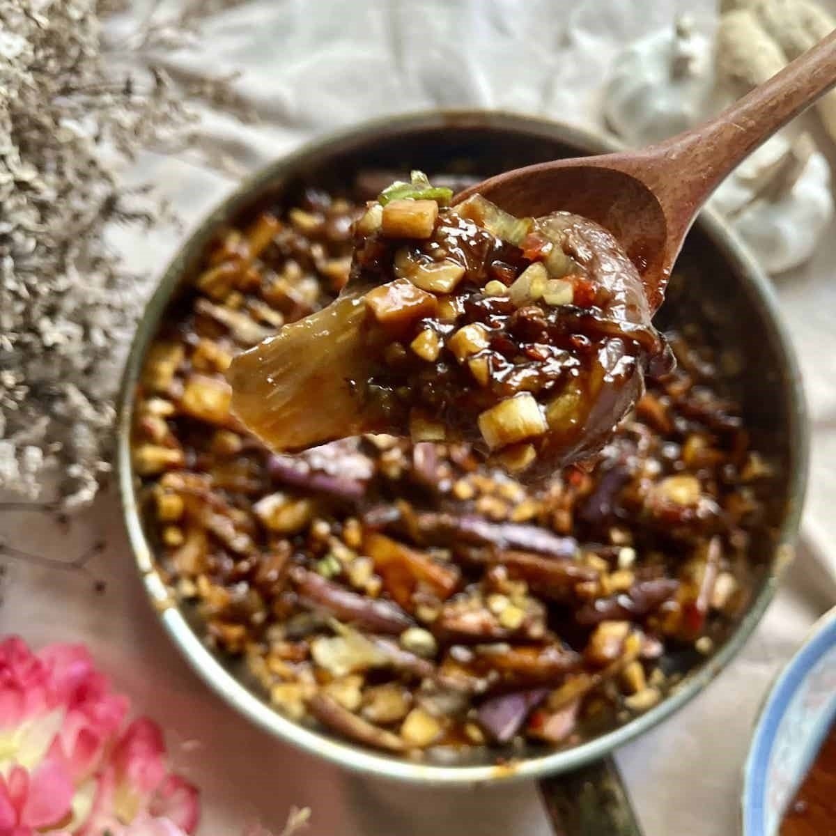 Easy Spicy Chinese Eggplant Recipe Vegan