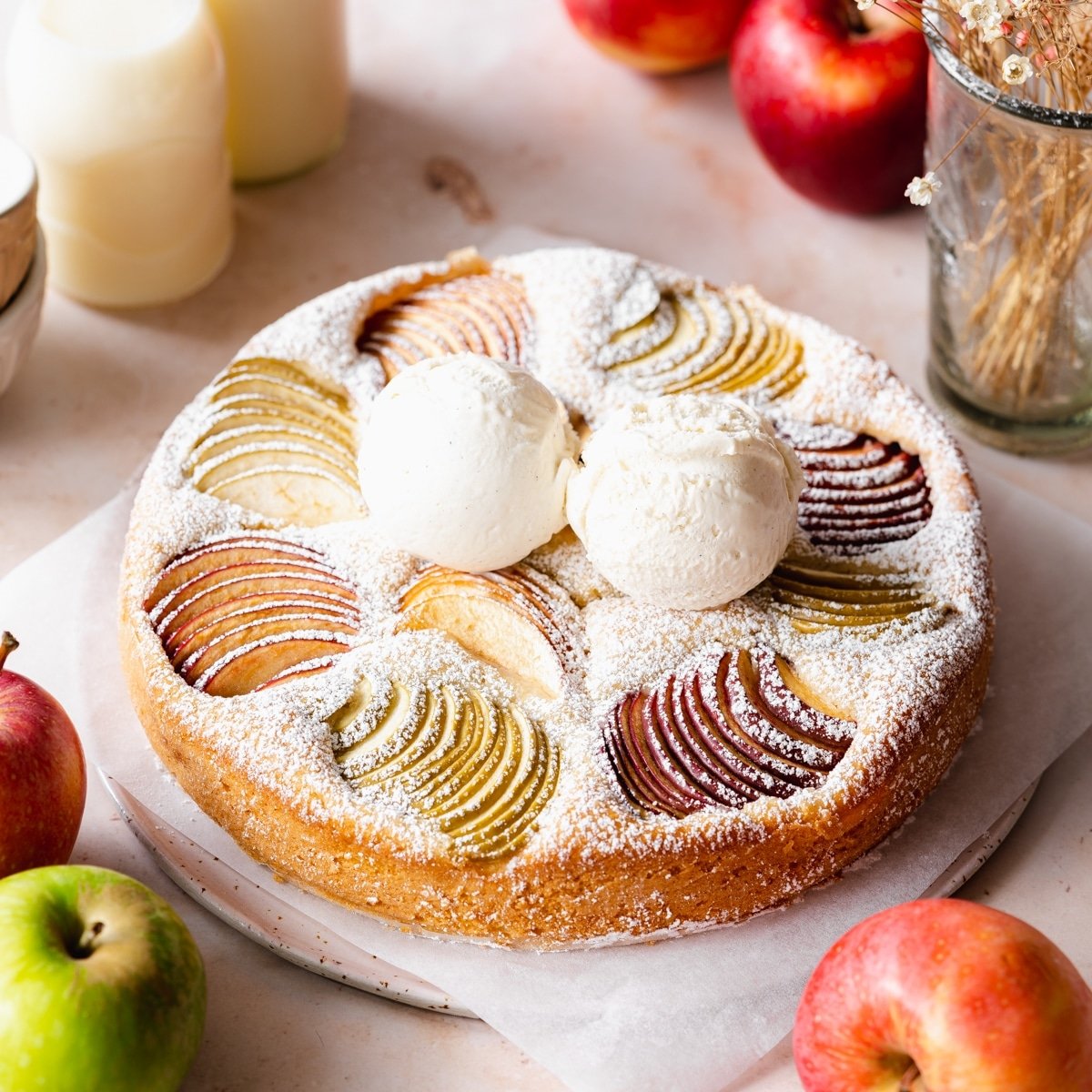 Easy Vegan Apple Cake