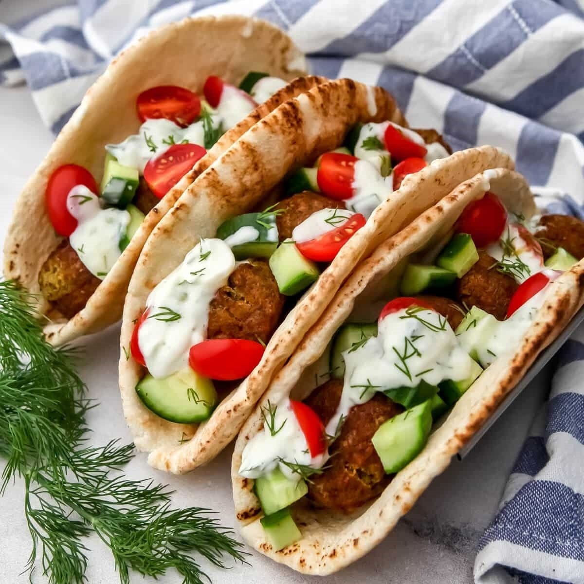 Falafel Gyro Wraps