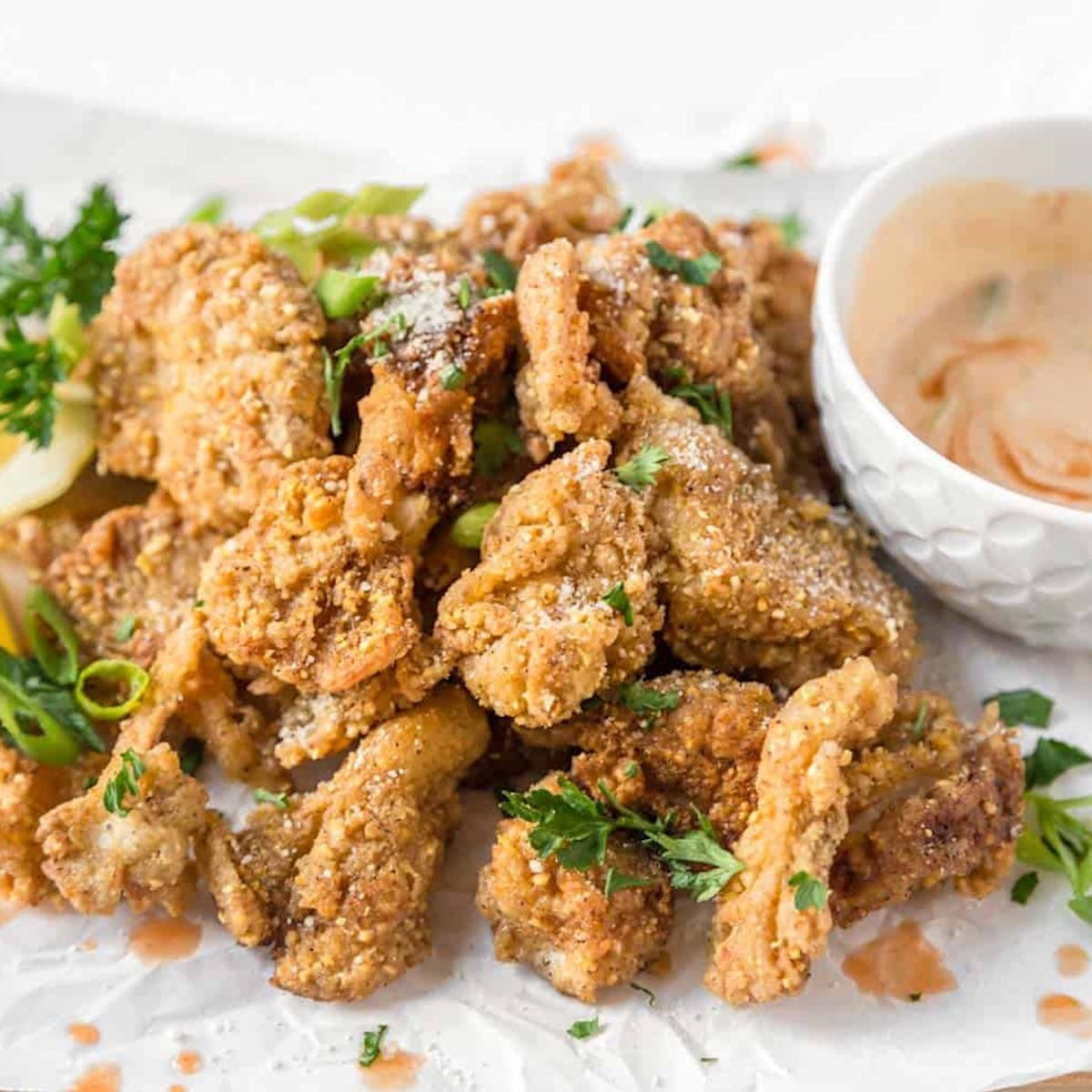 Fried Oyster Mushrooms Vegan fried Chicken