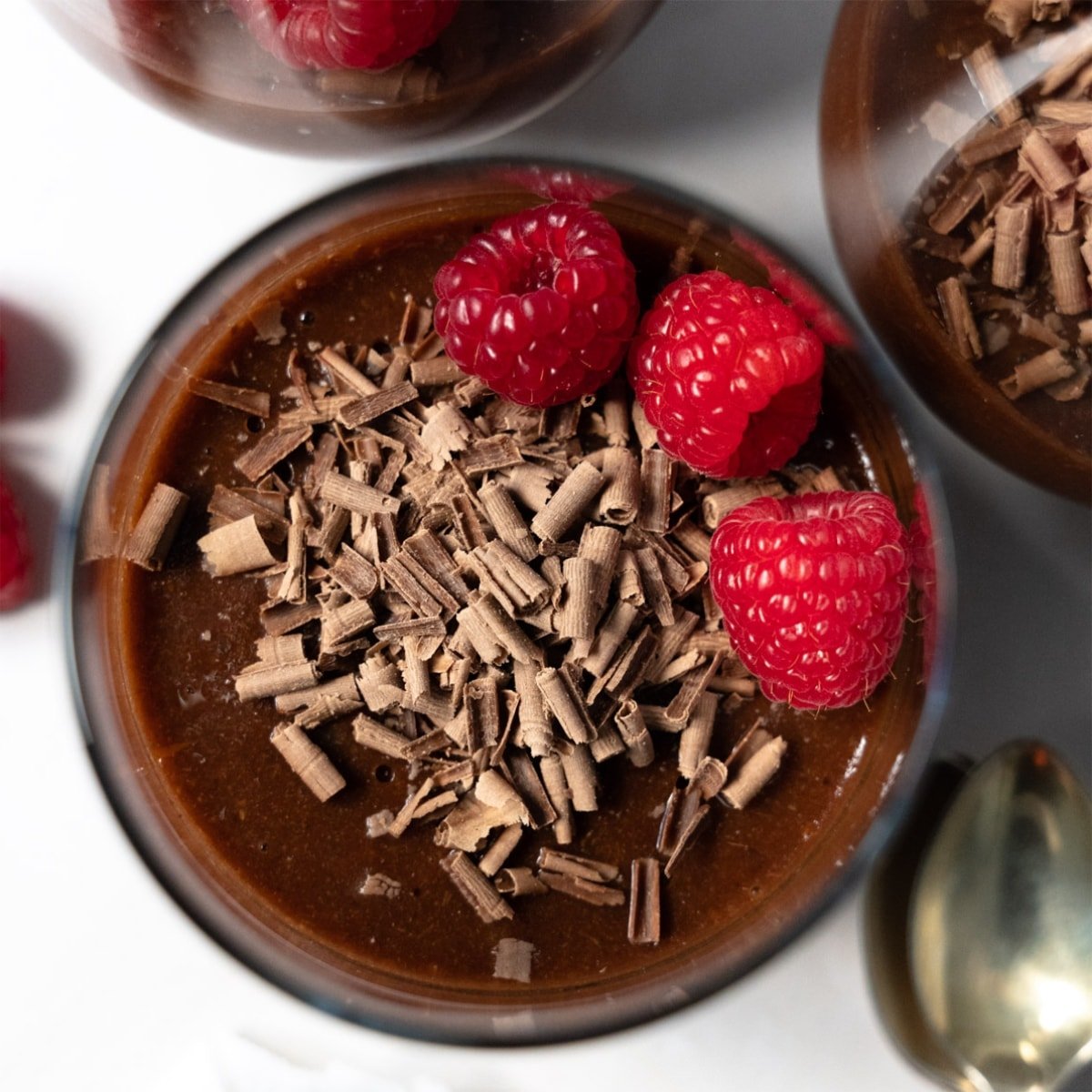 Healthy Persimmon Chocolate Vegan Pudding 3 Ingredients