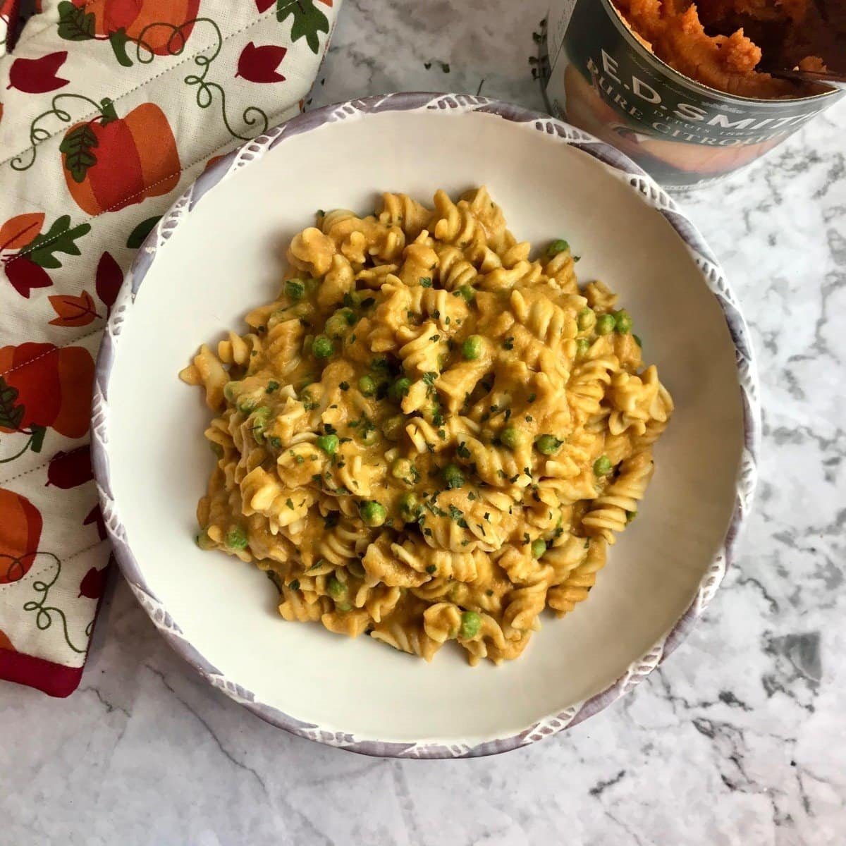 Healthy Vegan Pumpkin Pasta