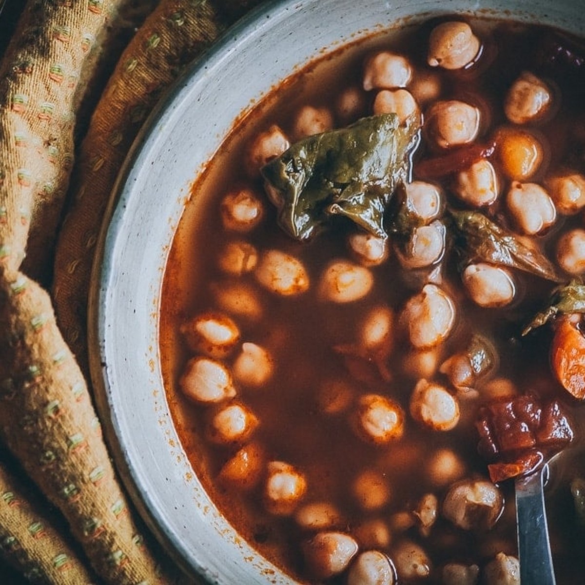 Instant Pot Cajun Spiced Chickpea Soup Vegan
