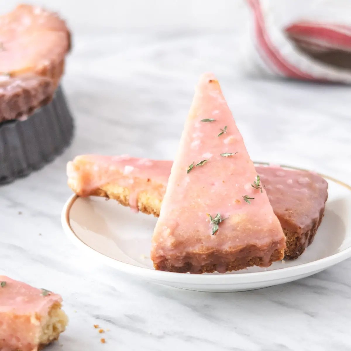 Lovely Pink Grapefruit And Thyme Vegan Shortbread Cookie Recipe