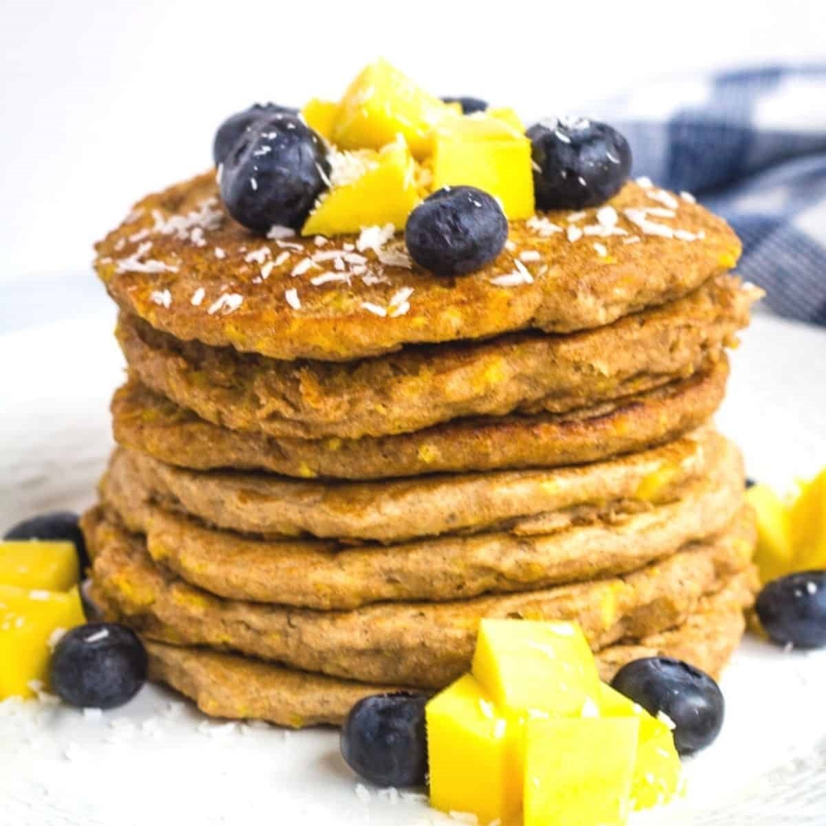 Mango Pancakes Healthy And Vegan