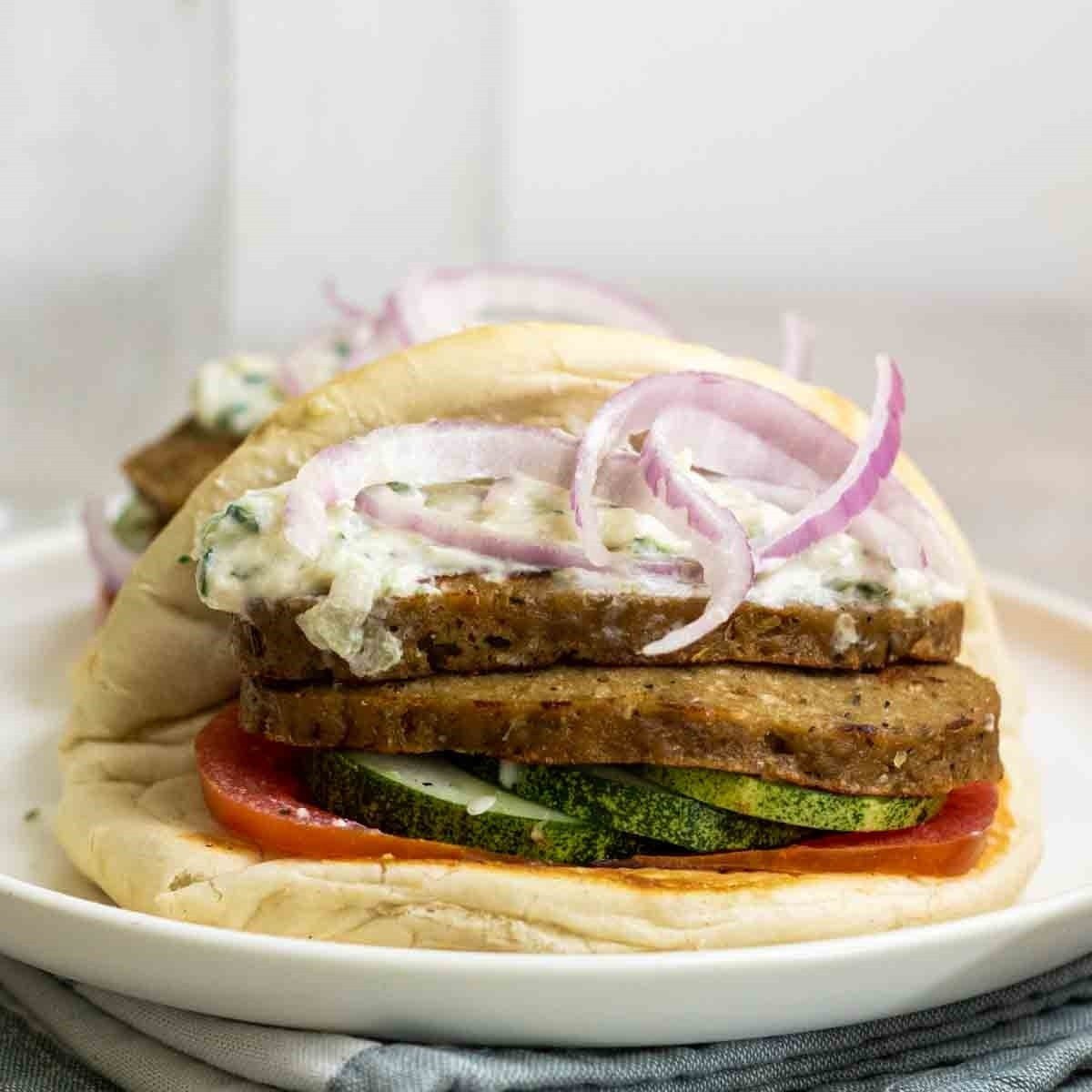 Meaty Vegan Seitan Gyros