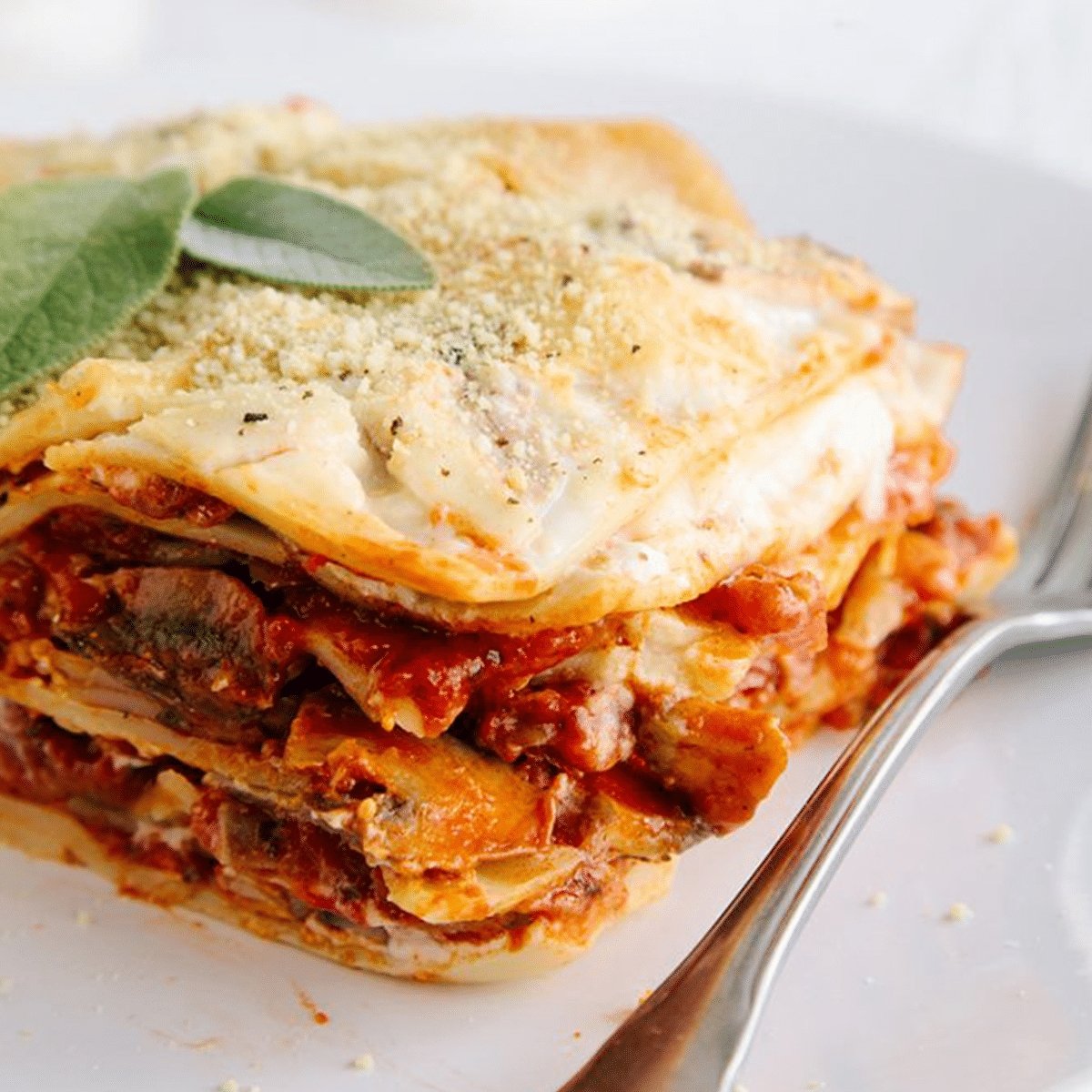 Mushroom Lasagna Vegan Gf