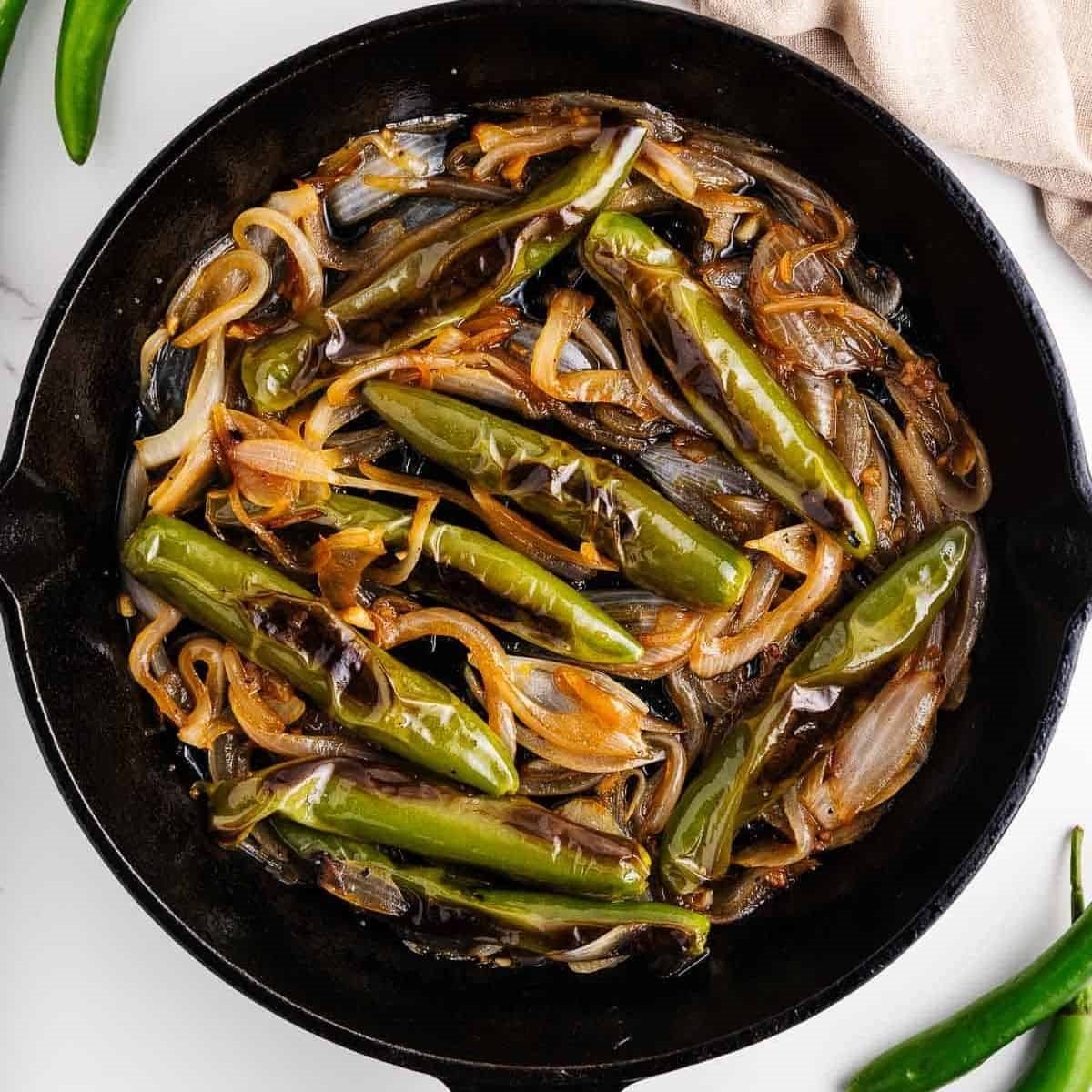 Spicy Chiles Toreados
