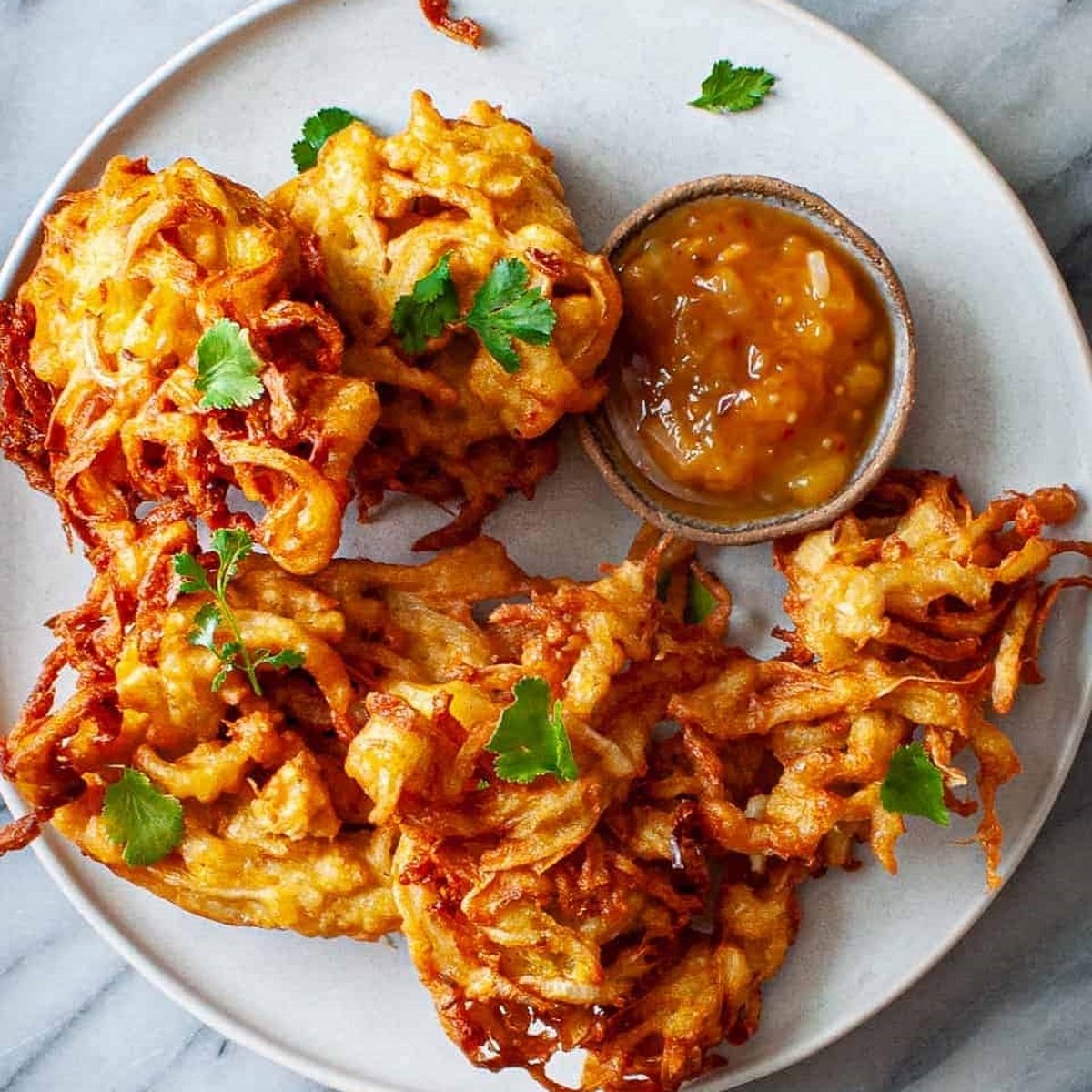 Super Crispy Vegan Onion Bhaji