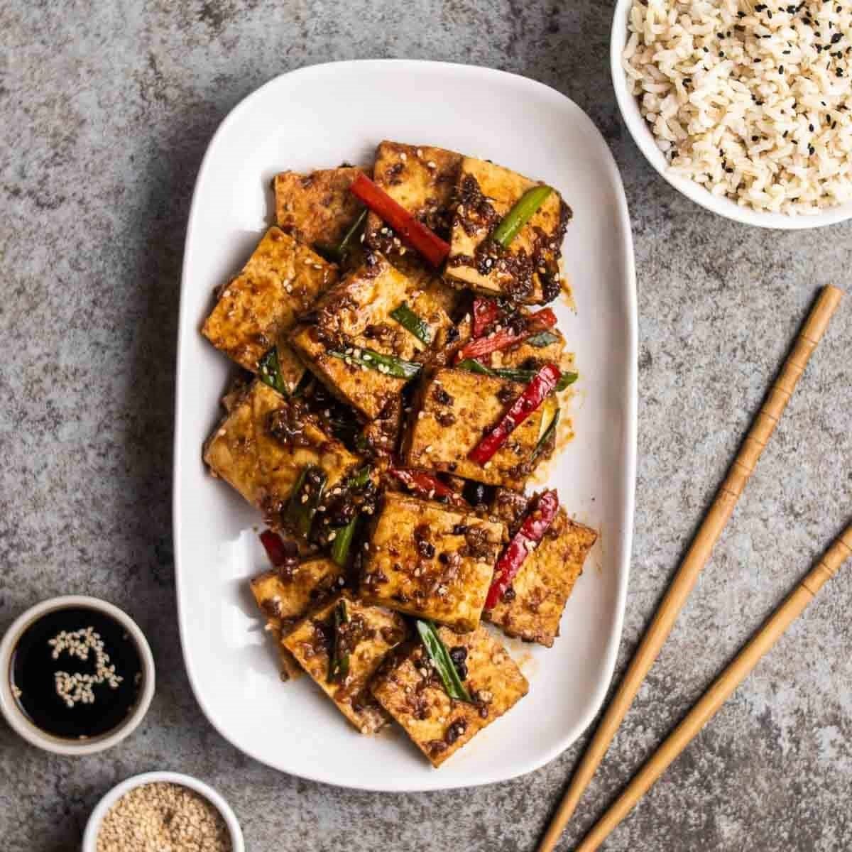 Tofu In Black Bean Sauce
