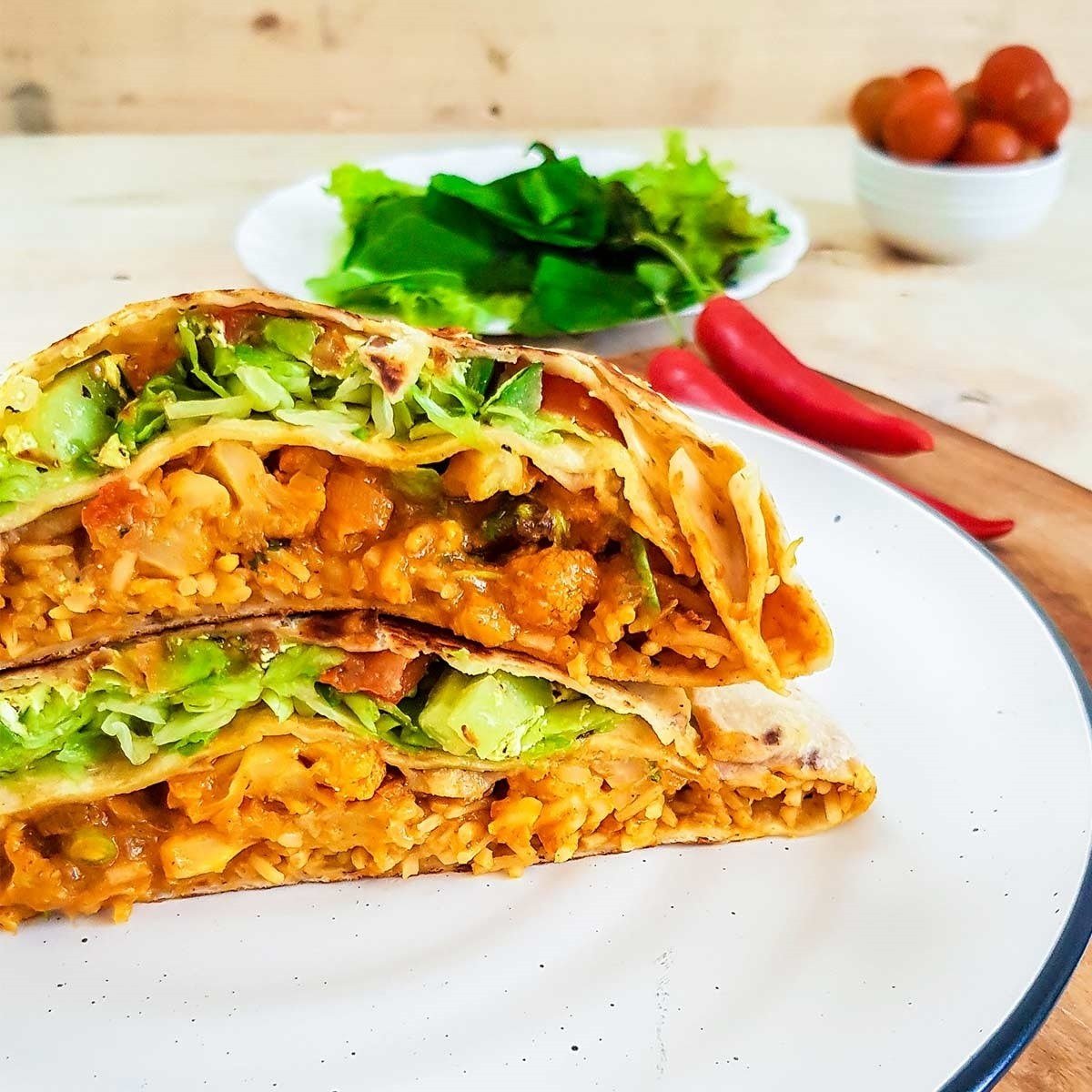 Vegan Cauliflower Crunchwrap Get Set Vegan