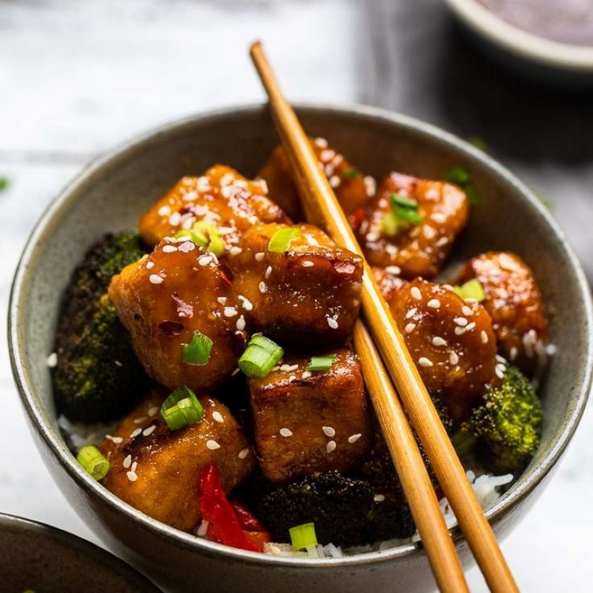 Vegan General Tsos Tofu