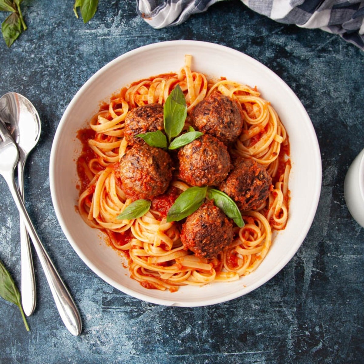 Vegan Spaghetti meatballs
