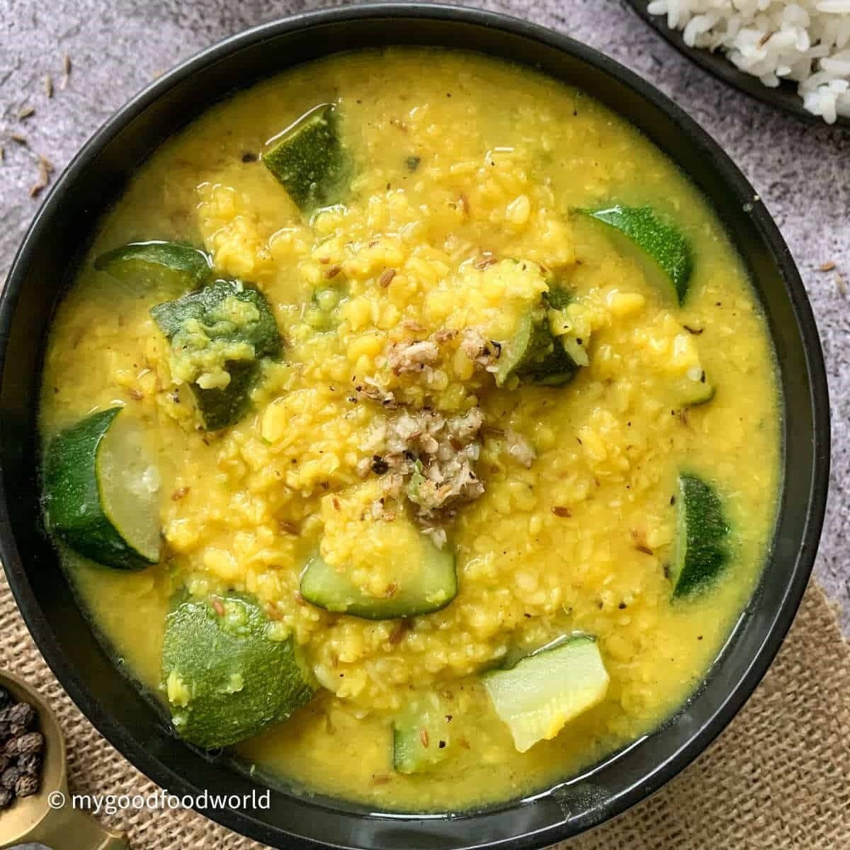 Zucchini Kootu Recipe Vegan Gf
